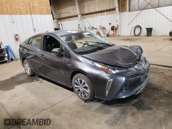 2022 Toyota Prius LE with VIN JTDL9MFU7N3035533, listed as a Copart auction lot 61877755 with Not provided miles and Salvage title. Bid and sale history available at DreamBid. Image 4.
