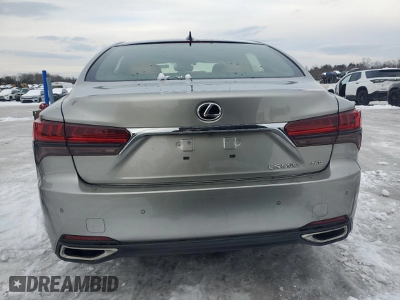2023 Lexus LS with VIN JTHD51GF4P5011341, listed as a Copart auction lot 87352854 with 16,851 mi miles and Salvage Title. Bid and sale history available at carsss.com. Image 6.