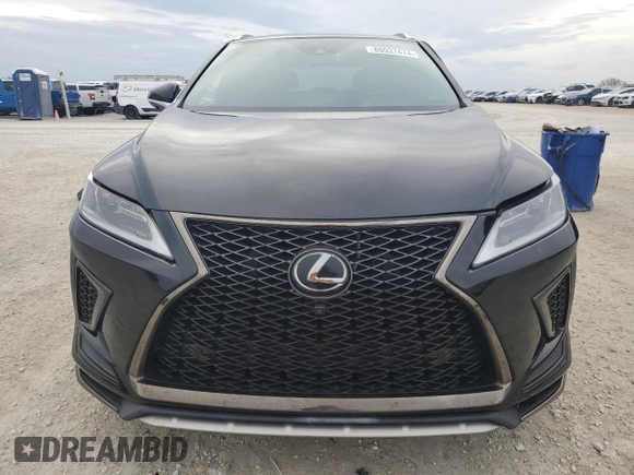 2021 Lexus RX with VIN 2T2YZMDA7MC281580, listed as a Copart auction lot 80037474 with 0 mi miles and Salvage Title. Bid and sale history available at carsss.com. Image 5.