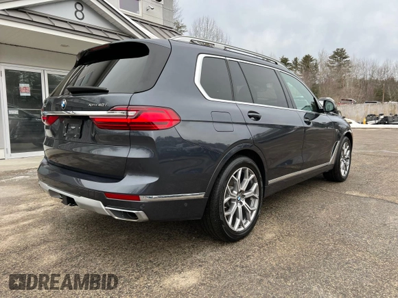 2020 BMW X7 xDrive40i with VIN 5UXCW2C0XL9C27572, listed as a Copart auction lot 47099815 with 99,426 mi miles and Clean Title. Bid and sale history available at carsss.com. Image 4.