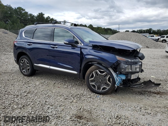 2023 Hyundai Santa Fe Hybrid SEL Premium with VIN 5NMS3DA18PH008386, listed as a Copart auction lot 71386854 with 890 mi miles and Salvage Title. Bid and sale history available at carsss.com. Image 4.