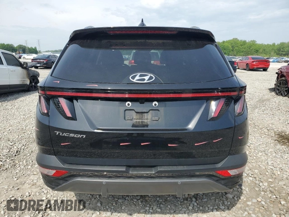 2023 Hyundai Tucson Limited with VIN 5NMJE3AE9PH279105, listed as a Copart auction lot 54303775 with 36,622 mi miles and Salvage title. Bid and sale history available at DreamBid. Image 6.