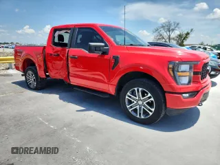 2023 Ford F-150 XL with VIN 1FTEW1EP9PKE23979, listed as a Copart auction lot 57649475 with 35,240 mi miles and Non repairable. Bid and sale history available at DreamBid. Image 4.