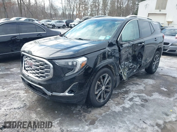 2020 GMC Terrain Denali z VIN 3GKALXEX8LL286993, wystawiony jako IAAI lot #41628429 z przebiegiem 47 766 mil mil oraz . Historia ofert i sprzedaży dostępna na DreamBid. Obrazek 2.