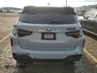 2022 BMW X3 M with VIN 5YM13EC09N9K01524, listed as a Copart auction lot 79260984 with 38,501 mi miles and Clean Title. Bid and sale history available at carsss.com. Image 6.