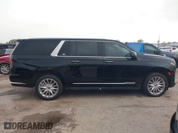 2023 Cadillac Escalade ESV 4WD Premium Luxury z VIN 1GYS4KKLXPR182760, wystawiony jako IAAI lot #42113165 z przebiegiem 156 960 mil mil oraz . Historia ofert i sprzedaży dostępna na DreamBid. Obrazek 13.