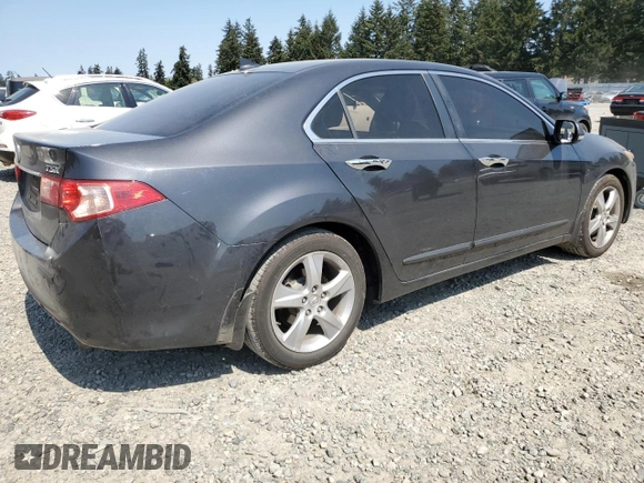 2012 Acura TSX Tech Pkg with VIN JH4CU2F64CC004059, listed as a Copart auction lot 54226435 with 142,727 mi miles and Salvage Title. Bid and sale history available at carsss.com. Image 3.