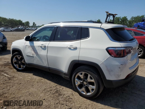 2019 Jeep Compass Limited z VIN 3C4NJCCB7KT676324, wystawiony jako Copart lot #57205244 z przebiegiem 164 705 mil mil oraz Nie do naprawy • Non repairable. Historia ofert i sprzedaży dostępna na DreamBid. Obrazek 2.