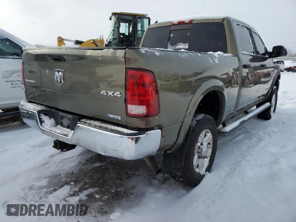 2014 Ram 2500 Outdoorsman with VIN 3C6UR5DJ7EG272028, listed as a Copart auction lot 45402555 with Not provided miles and Salvage title. Bid and sale history available at DreamBid. Image 3.