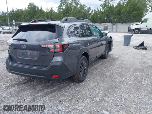 2025 Subaru Outback Onyx z VIN 4S4BTALCXS3181505, wystawiony jako IAAI lot #42365723 z przebiegiem 8 654 mil mil oraz . Historia ofert i sprzedaży dostępna na DreamBid. Obrazek 4.