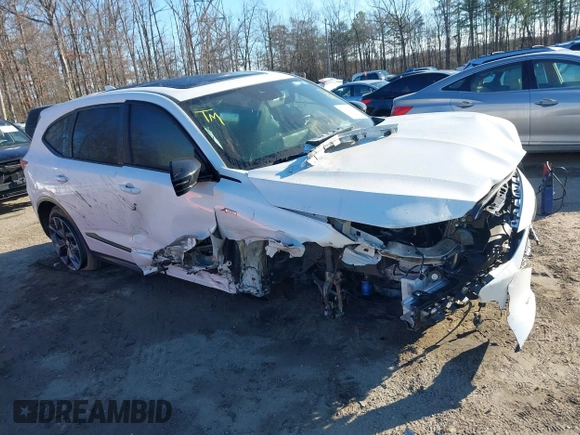 2024 Acura MDX w/A-Spec Package with VIN 5J8YE1H01RL009432, listed as a IAAI auction lot 41190143 with 1 mi miles. Bid and sale history available at carsss.com. Image 1.