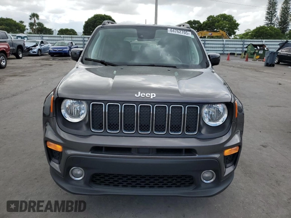 2021 Jeep Renegade Latitude with VIN ZACNJCBB7MPM36750, listed as a Copart auction lot 64762705 with 62,090 mi miles and Salvage title. Bid and sale history available at DreamBid. Image 5.