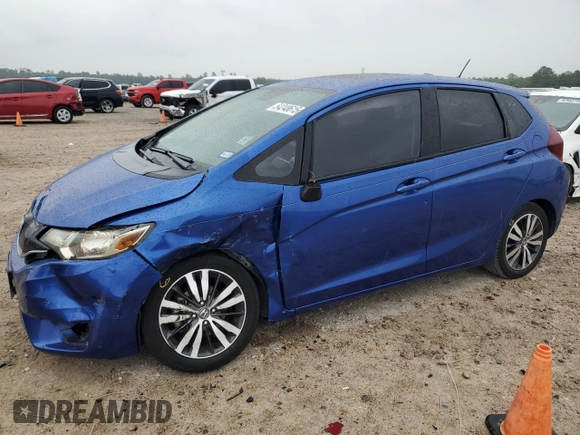 2016 Honda Fit EX with VIN JHMGK5H77GX001055, listed as a Copart auction lot 54248615 with 81,912 mi miles and Clean title. Bid and sale history available at DreamBid. Image 1.