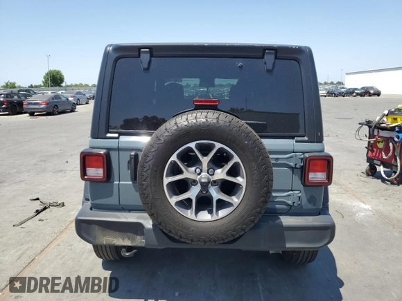 2024 Jeep Wrangler Sport S с VIN 1C4PJXDG9RW281804, выставлен на аукционе Copart как лот 59773665 с пробегом 21 994 миль миль и Списание • Salvage title. История ставок и продаж доступна на DreamBid. Изображение 6.