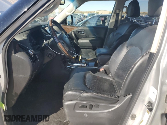 2017 Infiniti QX80 with VIN JN8AZ2NE6H9156016, listed as a Copart auction lot 72435714 with 119,298 mi miles and Salvage Title. Bid and sale history available at carsss.com. Image 7.