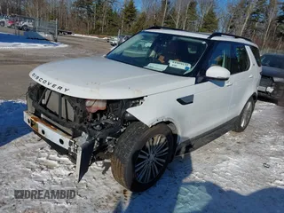 2017 Land Rover Discovery HSE with VIN SALRRBBV9HA005326, listed as a IAAI auction lot 41394044 with 108,595 mi miles and . Bid and sale history available at DreamBid. Image 2.