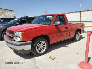 2005 Chevrolet Silverado 1500 Work Truck z VIN 1GCEC14X35Z186727, wystawiony jako Copart lot #49277275 z przebiegiem 141 441 mil mil oraz Czysty tytuł • Clean title. Historia ofert i sprzedaży dostępna na DreamBid. Obrazek 1.