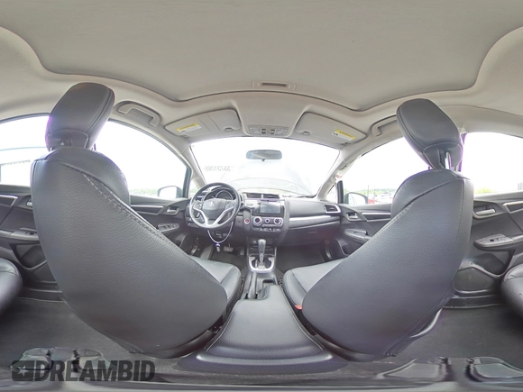 2015 Honda Fit EX-L with VIN 3HGGK5H80FM747461, listed as a Copart auction lot 55731265 with 102,504 mi miles and Salvage title. Bid and sale history available at DreamBid. Image 14.
