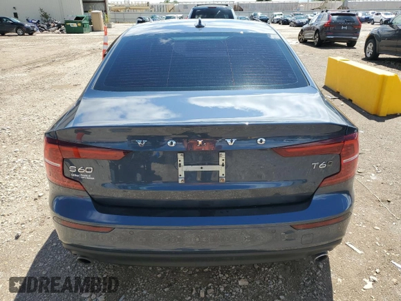 2019 Volvo S60 Momentum with VIN 7JRA22TKXKG017813, listed as a Copart auction lot 59142014 with 59,657 mi miles and Salvage Title. Bid and sale history available at carsss.com. Image 6.