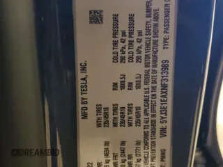 2022 Tesla Model 3 z VIN 5YJ3E1EAXNF313989, wystawiony jako Copart lot #88564835 z przebiegiem 35 407 mil mil oraz Szkoda całkowita • Salvage title. Historia ofert i sprzedaży dostępna na DreamBid. Obrazek 15.