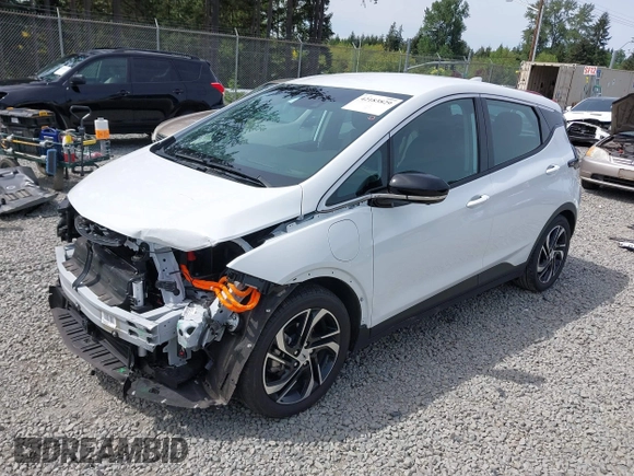 2023 Chevrolet Bolt EV 2LT with VIN 1G1FX6S03P4202347, listed as a IAAI auction lot 42183829 with 14,195 mi miles and . Bid and sale history available at DreamBid. Image 20.