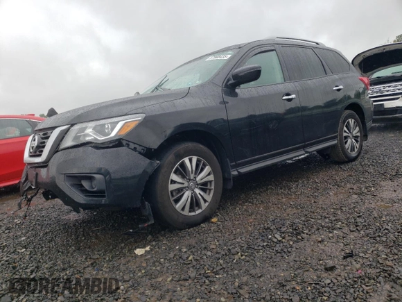 2020 Nissan Pathfinder S with VIN 5N1DR2AM1LC643797, listed as a Copart auction lot 57568435 with 99,852 mi miles and Salvage title. Bid and sale history available at DreamBid. Image 1.