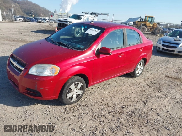 2010 Chevrolet Aveo 1LT with VIN KL1TD5DE5AB097407, listed as a IAAI auction lot 42005256 with 156,440 mi miles and . Bid and sale history available at DreamBid. Image 2.