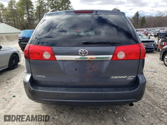 2009 Toyota Sienna XLE with VIN 5TDBK22CX9S026203, listed as a Copart auction lot 50281775 with 233,247 mi miles and Clean Title. Bid and sale history available at DreamBid. Image 6.