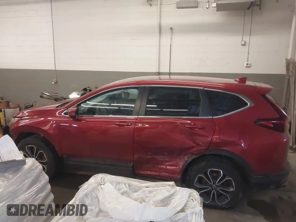 2021 Honda CR-V EX with VIN 2HKRW2H5XMH603936, listed as a IAAI auction lot 41238473 with Not Provided miles. Bid and sale history available at carsss.com. Image 14.