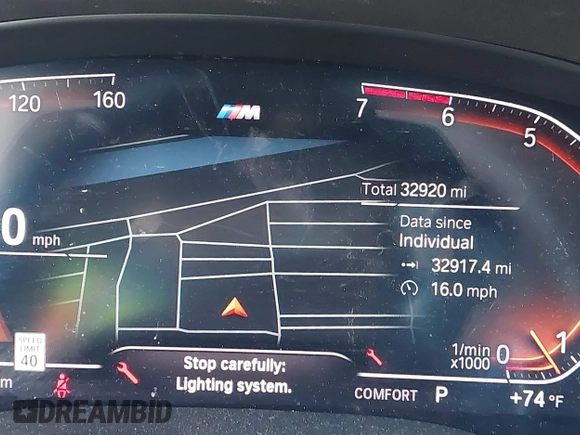 2022 BMW X4 xDrive30i с VIN 5UX33DT08N9M07685, выставлен на аукционе IAAI как лот 42570893 с пробегом 32 920 миль миль и . История ставок и продаж доступна на DreamBid. Изображение 7.