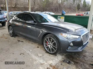 2019 Genesis G70 Advanced with VIN KMTG74LE6KU024096, listed as a Copart auction lot 44221875 with 71,251 mi miles and Salvage Title. Bid and sale history available at carsss.com. Image 4.