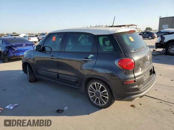 2020 FIAT 500L Trekking with VIN ZFBNFADH4LZ042720, listed as a Copart auction lot 74087074 with 22,381 mi miles and Salvage Title. Bid and sale history available at carsss.com. Image 2.