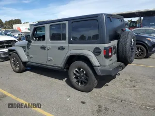 2023 Jeep Wrangler Willys Sport with VIN 1C4HJXDM6PW583932, listed as a Copart auction lot 75165174 with 7,624 mi miles and Salvage title. Bid and sale history available at DreamBid. Image 2.