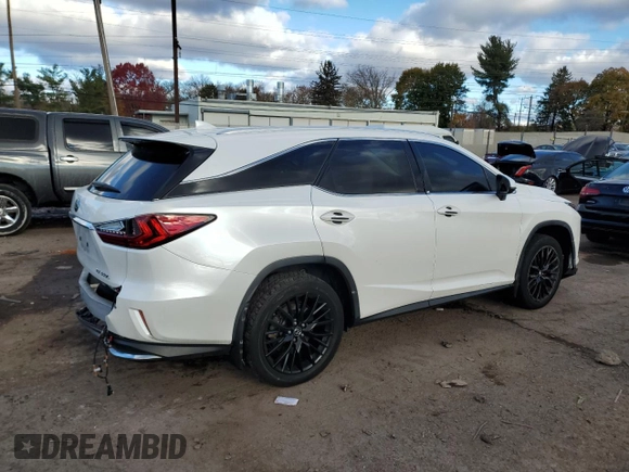 2021 Lexus RX with VIN JTJHZKFA4M2029125, listed as a Copart auction lot 78623524 with 83,535 mi miles and Salvage Title. Bid and sale history available at carsss.com. Image 3.