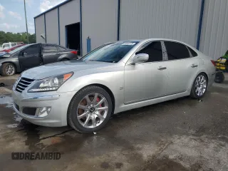 2012 Hyundai Equus Signature z VIN KMHGH4JH2CU056422, wystawiony jako Copart lot #60058175 z przebiegiem 110 845 mil mil oraz Szkoda całkowita • Salvage title. Historia ofert i sprzedaży dostępna na DreamBid. Obrazek 1.