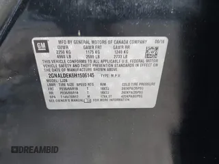 2017 Chevrolet Equinox Premier with VIN 2GNALDEK6H1506145, listed as a IAAI auction lot 41864944 with 138,532 mi miles and . Bid and sale history available at DreamBid. Image 9.