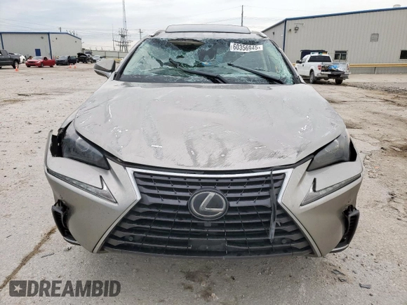 2018 Lexus NX 300 with VIN JTJYARBZ9J2114047, listed as a Copart auction lot 60356945 with 101,362 mi miles and Salvage title. Bid and sale history available at DreamBid. Image 5.