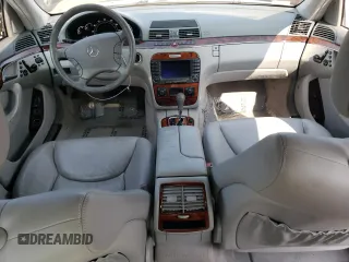 2005 Mercedes-Benz S-Class 5.0L with VIN WDBNG84J95A447218, listed as a Copart auction lot 64822944 with 73,900 mi miles and Salvage Title. Bid and sale history available at carsss.com. Image 8.