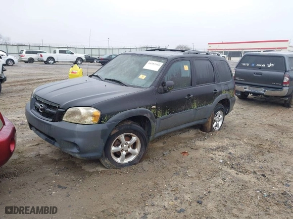 2006 Mazda Tribute i with VIN 4F2YZ02Z46KM28929, listed as a IAAI auction lot 41553166 with 1 mi miles. Bid and sale history available at carsss.com. Image 2.