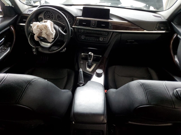 2015 BMW 3 Series 328i xDrive with VIN WBA3B5G51FNS15689, listed as a Copart auction lot 57983565 with Not provided miles and Salvage title. Bid and sale history available at DreamBid. Image 8.