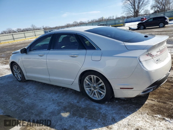 2015 Lincoln MKZ with VIN 3LN6L2GK8FR627120, listed as a Copart auction lot 45954315 with 103,930 mi miles and Salvage title. Bid and sale history available at DreamBid. Image 2.