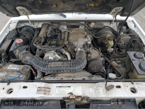 1992 Ford Ranger with VIN 1FTCR14X9NPA10945, listed as a Copart auction lot 84847624 with 70,859 mi miles and Salvage title. Bid and sale history available at DreamBid. Image 11.