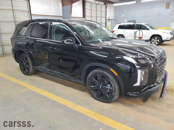 2024 Hyundai Palisade XRT with VIN KM8R34GE3RU669484, listed as a Copart auction lot 52254925 with 23,530 mi miles and Non Repairable. Bid and sale history available at carsss.com. Image 4.
