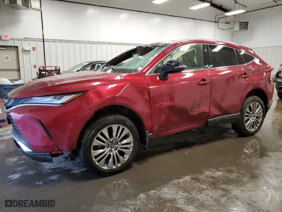2022 Toyota Venza LE with VIN JTEAAAAH0NJ102388, listed as a Copart auction lot 48020945 with 36,850 mi miles and Salvage Title. Bid and sale history available at carsss.com. Image 1.
