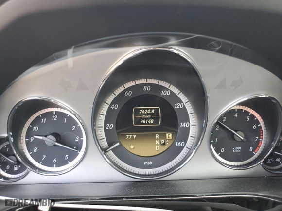 2012 Mercedes-Benz E-Class E 350 Luxury with VIN WDDHF5KB6CA522889, listed as a Copart auction lot 46485015 with 96,148 mi miles and Salvage Title. Bid and sale history available at carsss.com. Image 9.