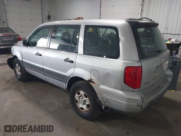 2004 Honda Pilot LX z VIN 2HKYF18154H587485, wystawiony jako IAAI lot #42407918 z przebiegiem 239 172 mil mil oraz . Historia ofert i sprzedaży dostępna na DreamBid. Obrazek 3.