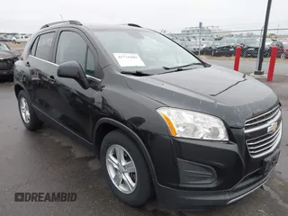 2015 Chevrolet Trax LT with VIN KL7CJLSBXFB057679, listed as a IAAI auction lot 41716489 with 97,468 mi miles. Bid and sale history available at carsss.com. Image 1.