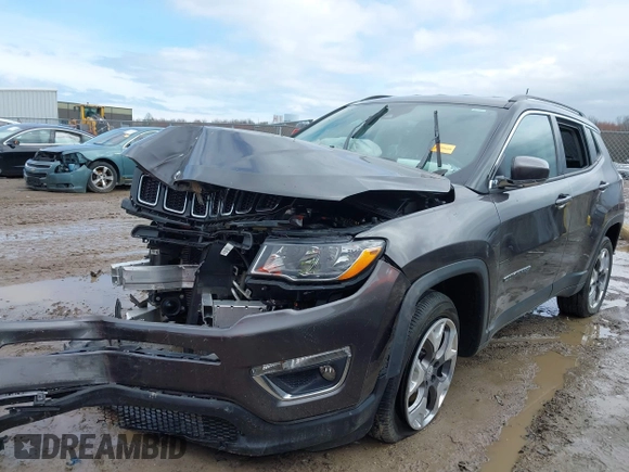 2021 Jeep Compass Limited with VIN 3C4NJDCB2MT576575, listed as a IAAI auction lot 41901962 with Not Provided miles and . Bid and sale history available at carsss.com. Image 17.