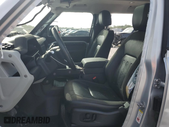 2020 Land Rover Defender HSE with VIN SALE1EEU2L2004757, listed as a Copart auction lot 59279455 with 50,081 mi miles and Salvage title. Bid and sale history available at DreamBid. Image 7.