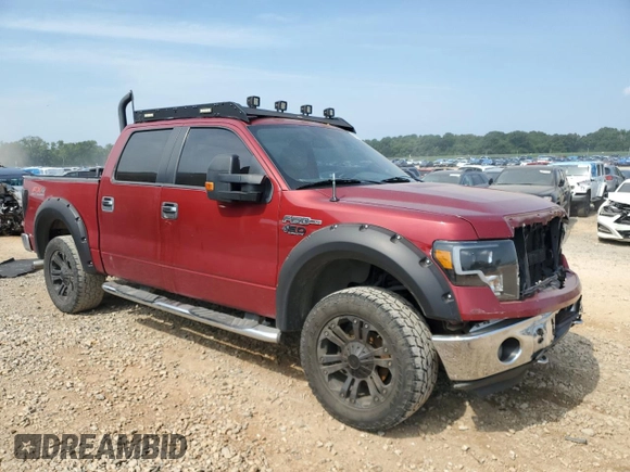 2014 Ford F-150 XL with VIN 1FTFW1EF6EKE95389, listed as a Copart auction lot 62187625 with 133,090 mi miles and Salvage title. Bid and sale history available at DreamBid. Image 4.